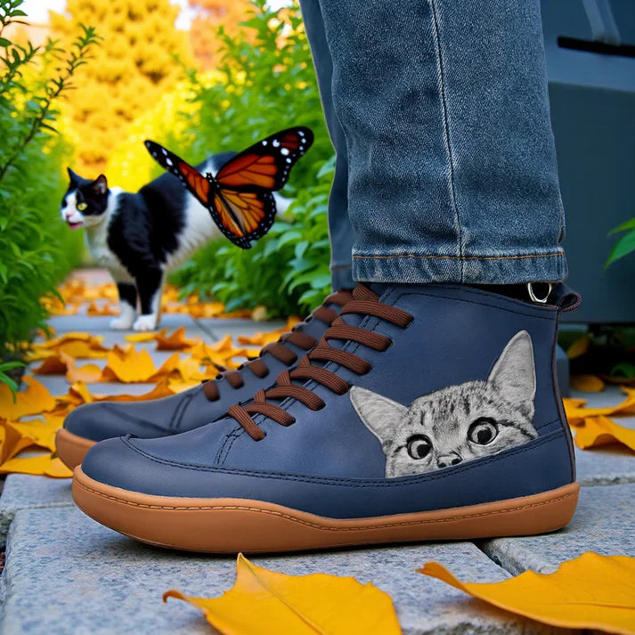 KittyKicks™ | Bottines Orthopédiques en Cuir